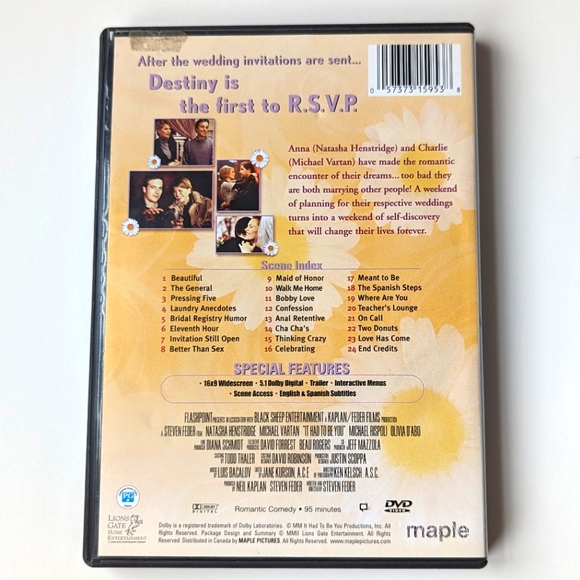 2/$15 It Had to be You DVD - Picture 2 of 4